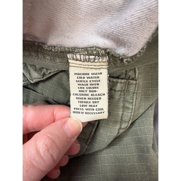 Polo Jeans Co Ralph Lauren Olive Green Cargo Skirt Women's Size 6 - Picture 7 of 7